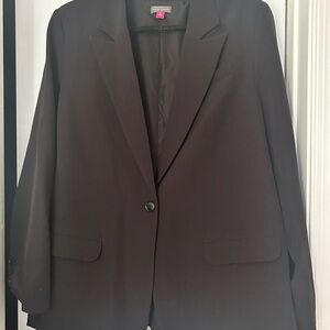 VINCE CAMUTO LONG SLEEVE BLACK BLAZER